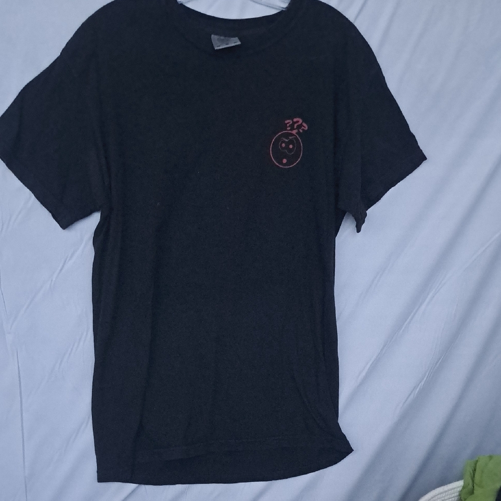 VJH Comfort Black T-Shirt with Red Detail